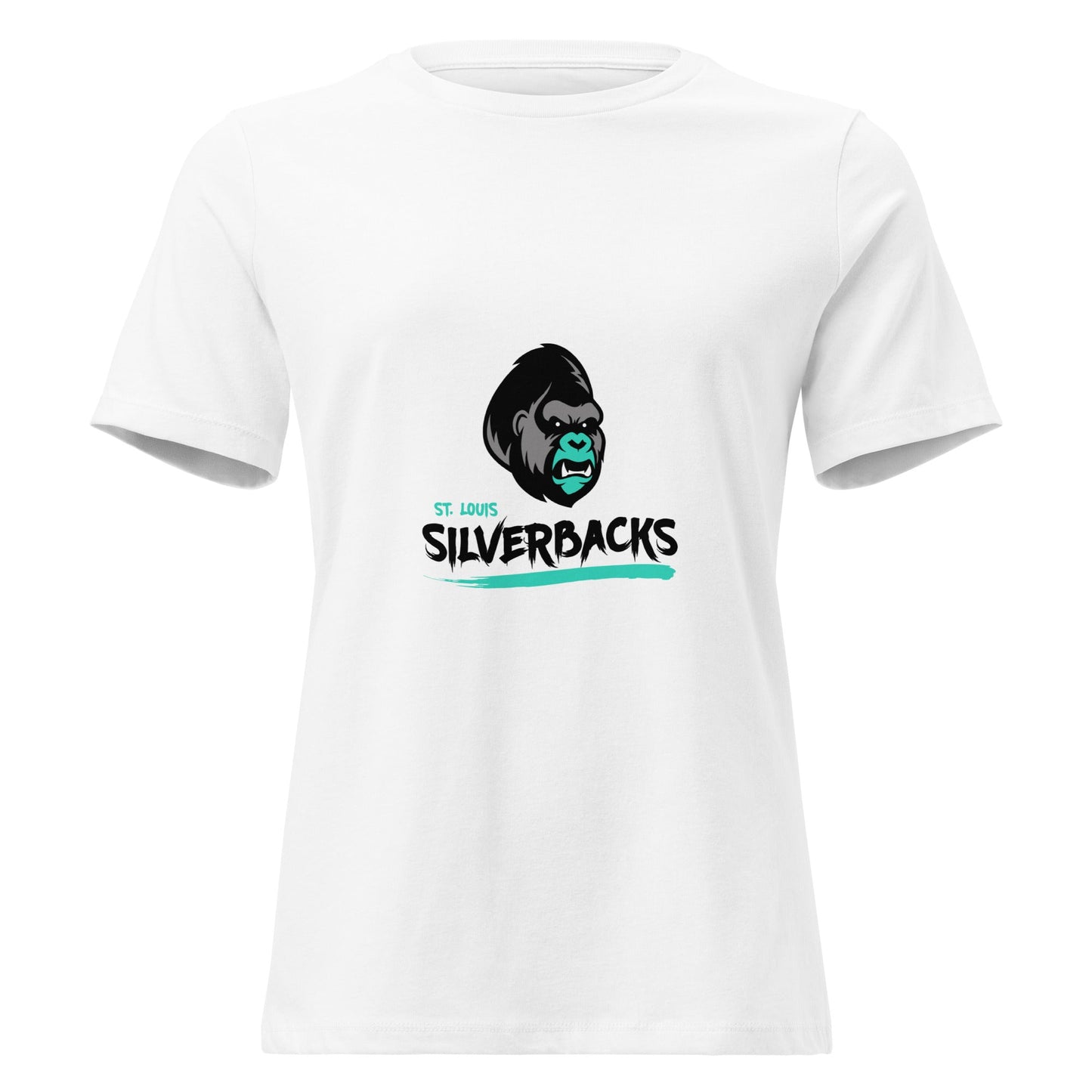 Performance | Women's Relaxed T Shirt | St. Louis Silverbacks Women’s Football Team | Mascot Logo