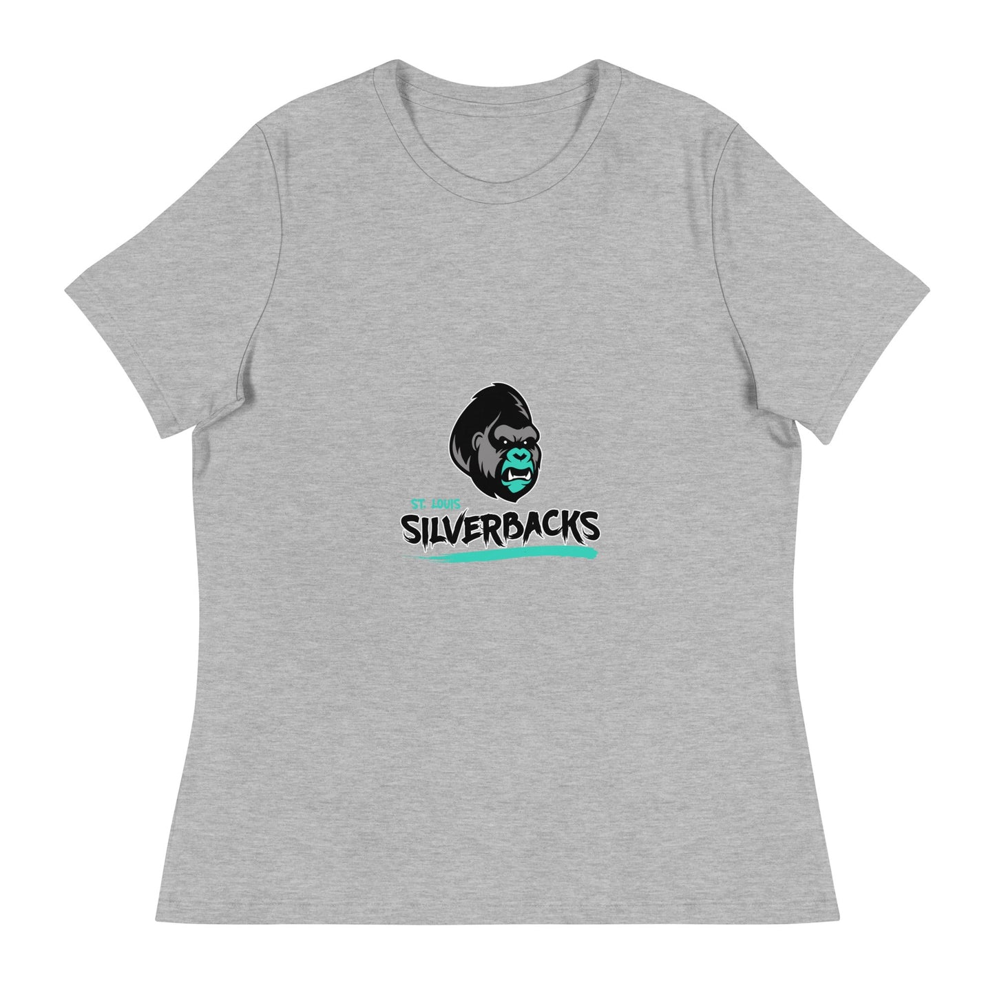 Performance | Women's Relaxed T Shirt | St. Louis Silverbacks Women’s Football Team | Mascot Logo