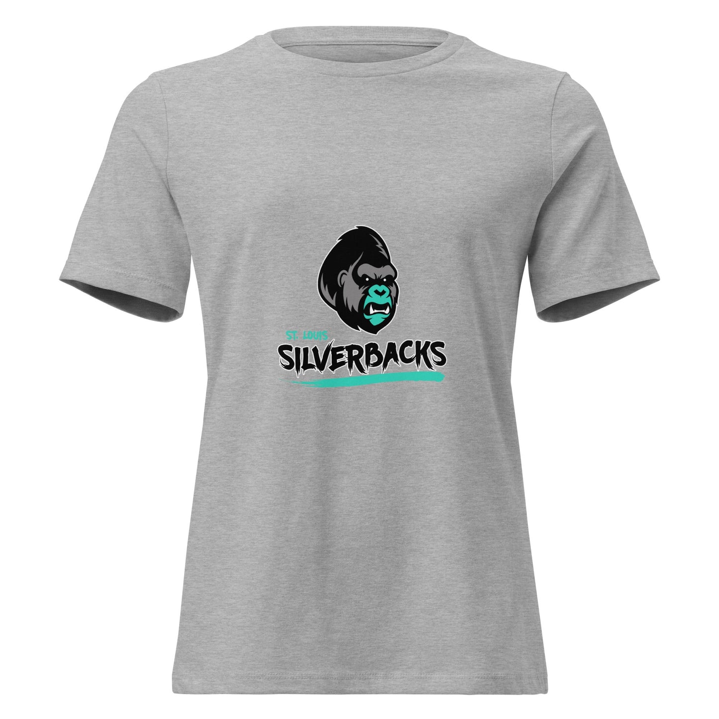 Performance | Women's Relaxed T Shirt | St. Louis Silverbacks Women’s Football Team | Mascot Logo