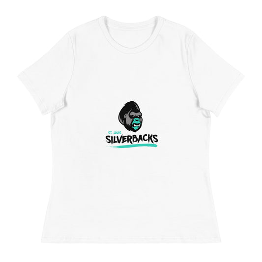 Performance | Women's Relaxed T Shirt | St. Louis Silverbacks Women’s Football Team | Mascot Logo