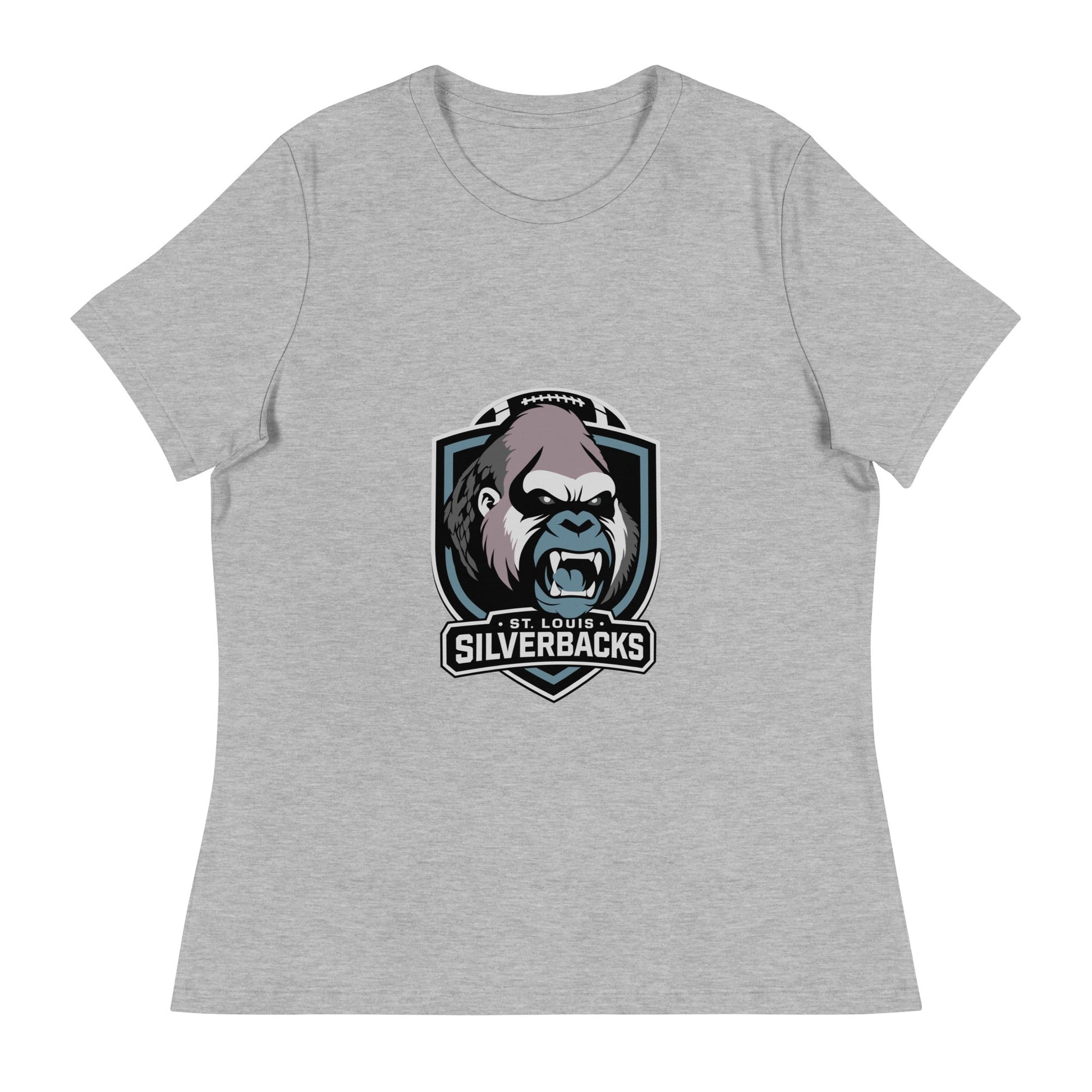 Performance | Women's Relaxed T Shirt | St. Louis Silverbacks Women’s Football Team | Shield Logo
