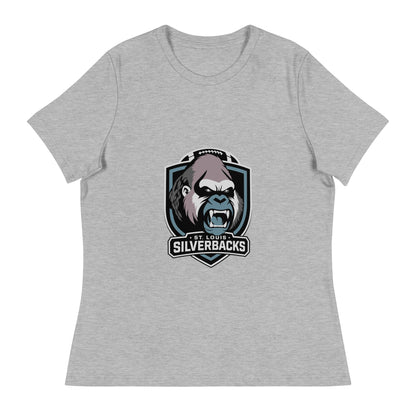 Performance | Women's Relaxed T Shirt | St. Louis Silverbacks Women’s Football Team | Shield Logo