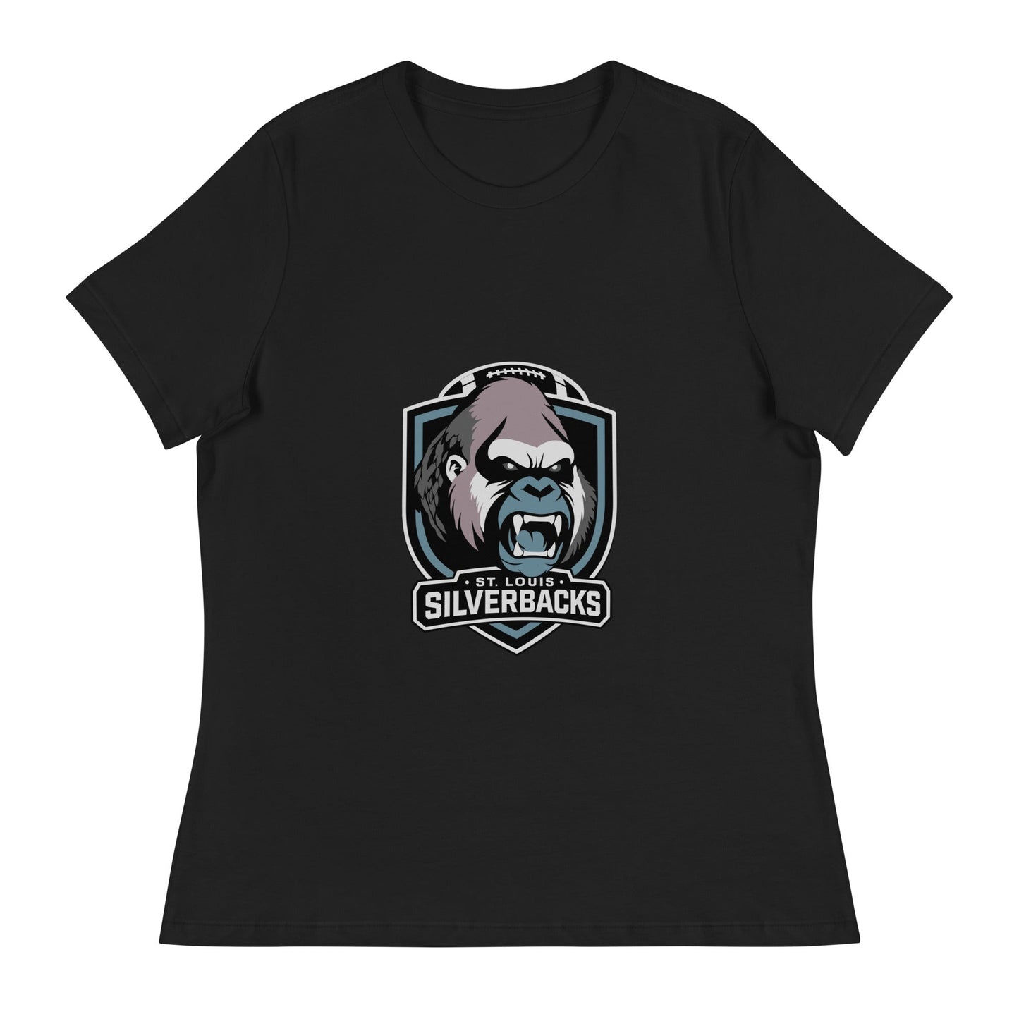 Performance | Women's Relaxed T Shirt | St. Louis Silverbacks Women’s Football Team | Shield Logo