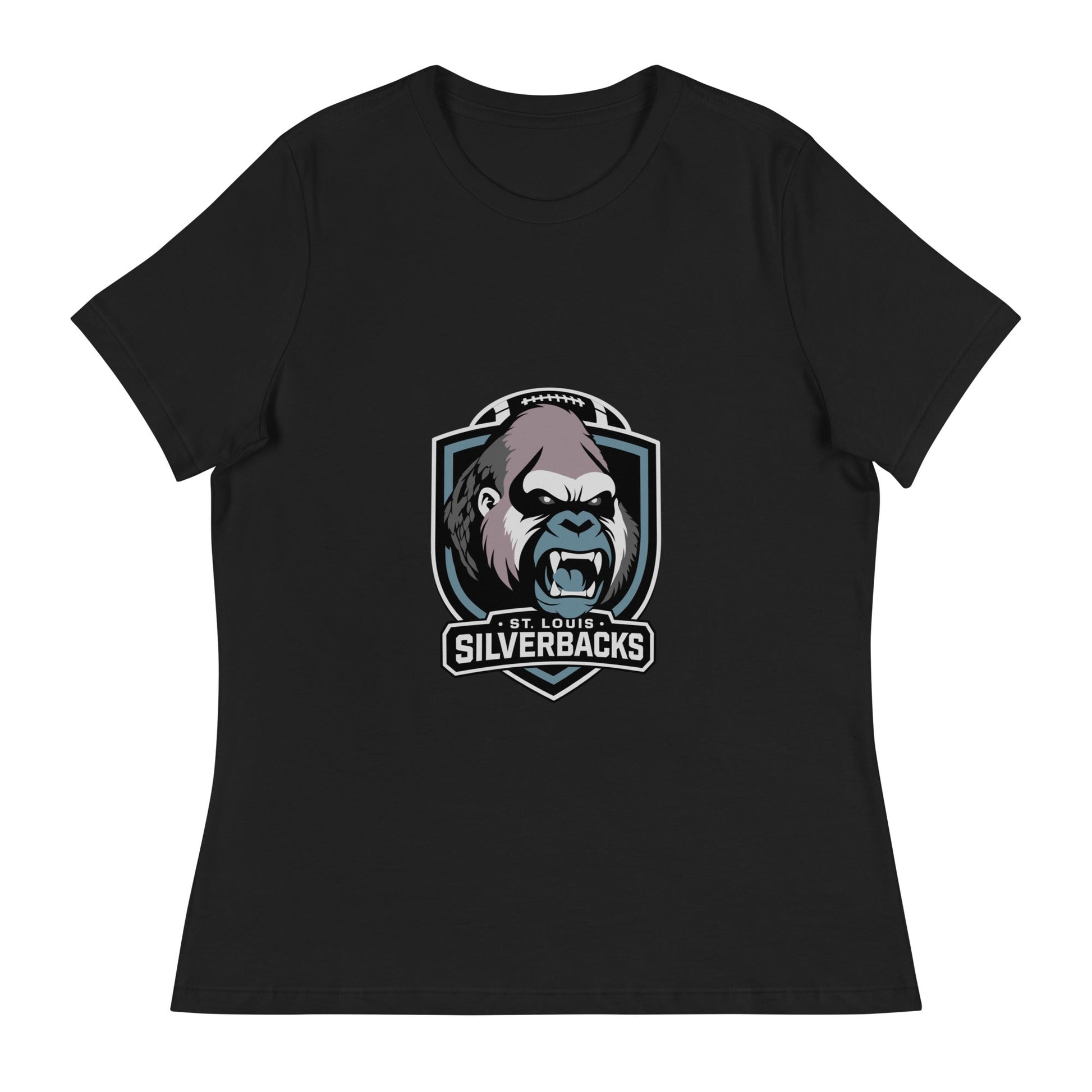 Performance | Women's Relaxed T Shirt | St. Louis Silverbacks Women’s Football Team | Shield Logo