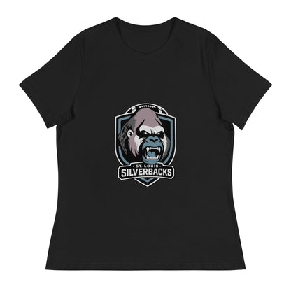 Performance | Women's Relaxed T Shirt | St. Louis Silverbacks Women’s Football Team | Shield Logo