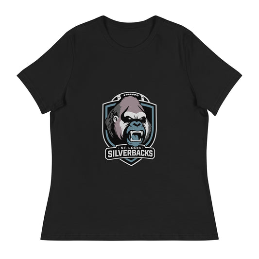 Performance | Women's Relaxed T Shirt | St. Louis Silverbacks Women’s Football Team | Shield Logo