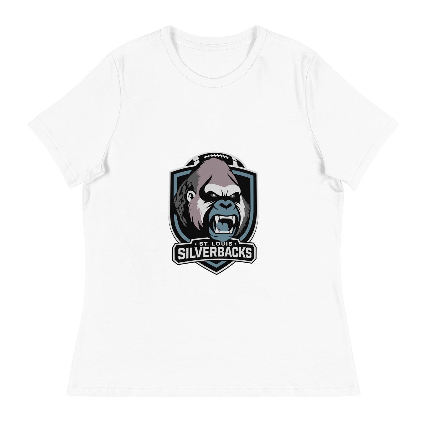 Performance | Women's Relaxed T Shirt | St. Louis Silverbacks Women’s Football Team | Shield Logo