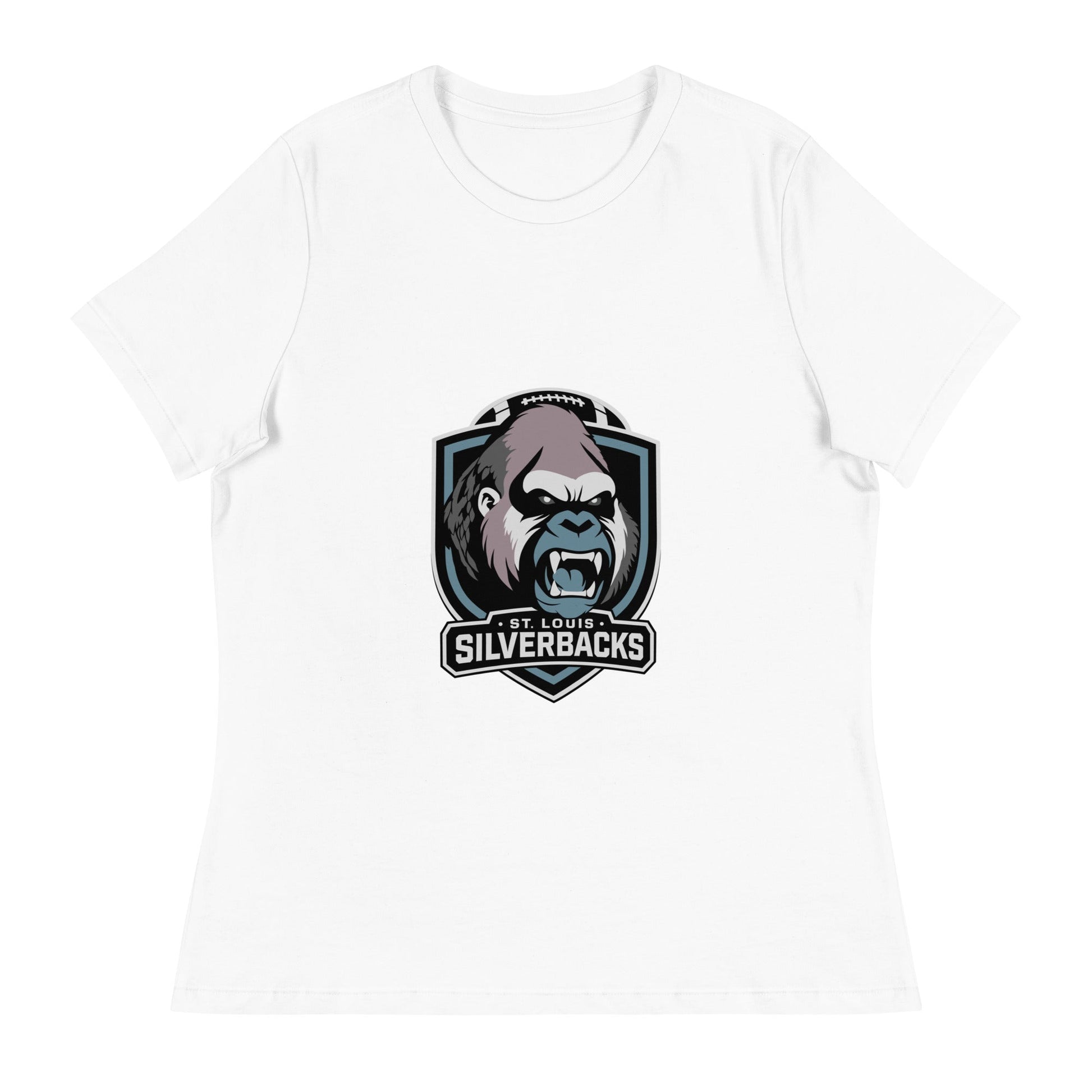 Performance | Women's Relaxed T Shirt | St. Louis Silverbacks Women’s Football Team | Shield Logo