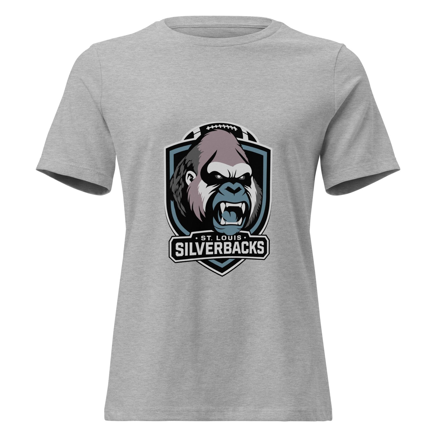 Performance | Women's Relaxed T Shirt | St. Louis Silverbacks Women’s Football Team | Shield Logo