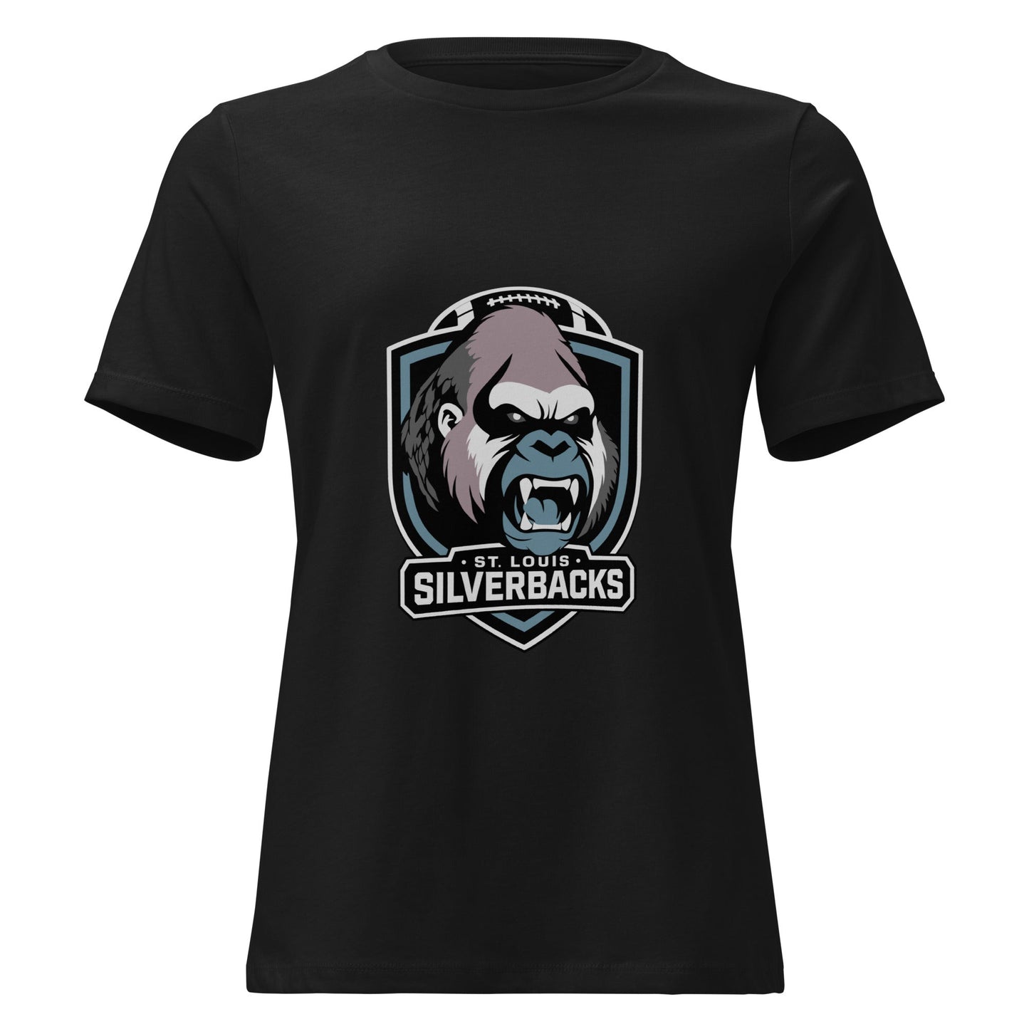 Performance | Women's Relaxed T Shirt | St. Louis Silverbacks Women’s Football Team | Shield Logo