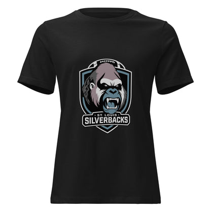 Performance | Women's Relaxed T Shirt | St. Louis Silverbacks Women’s Football Team | Shield Logo