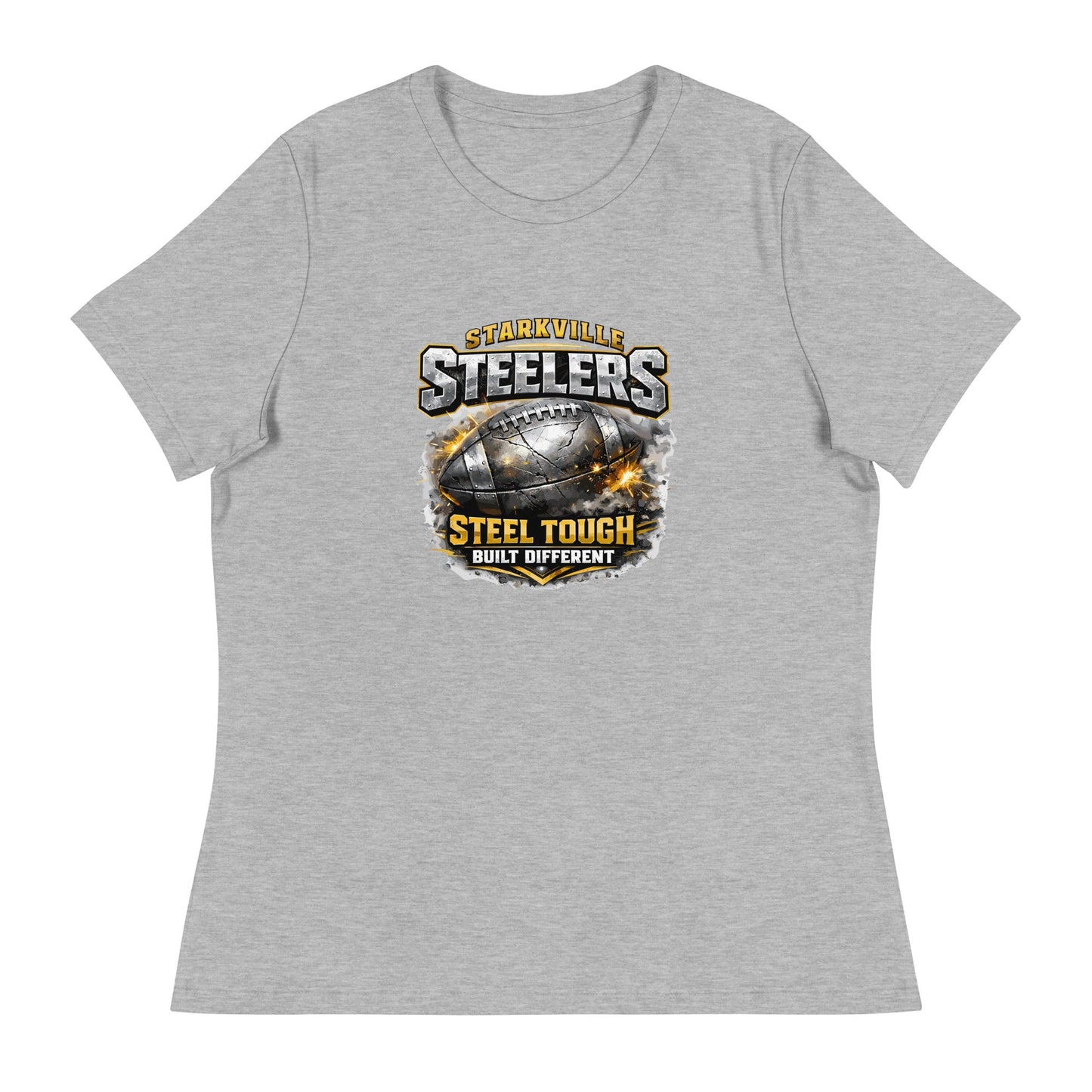 Performance | Women's Relaxed T Shirt | Starkville Steelers | Icon Logo