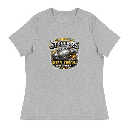 Performance | Women's Relaxed T Shirt | Starkville Steelers | Icon Logo
