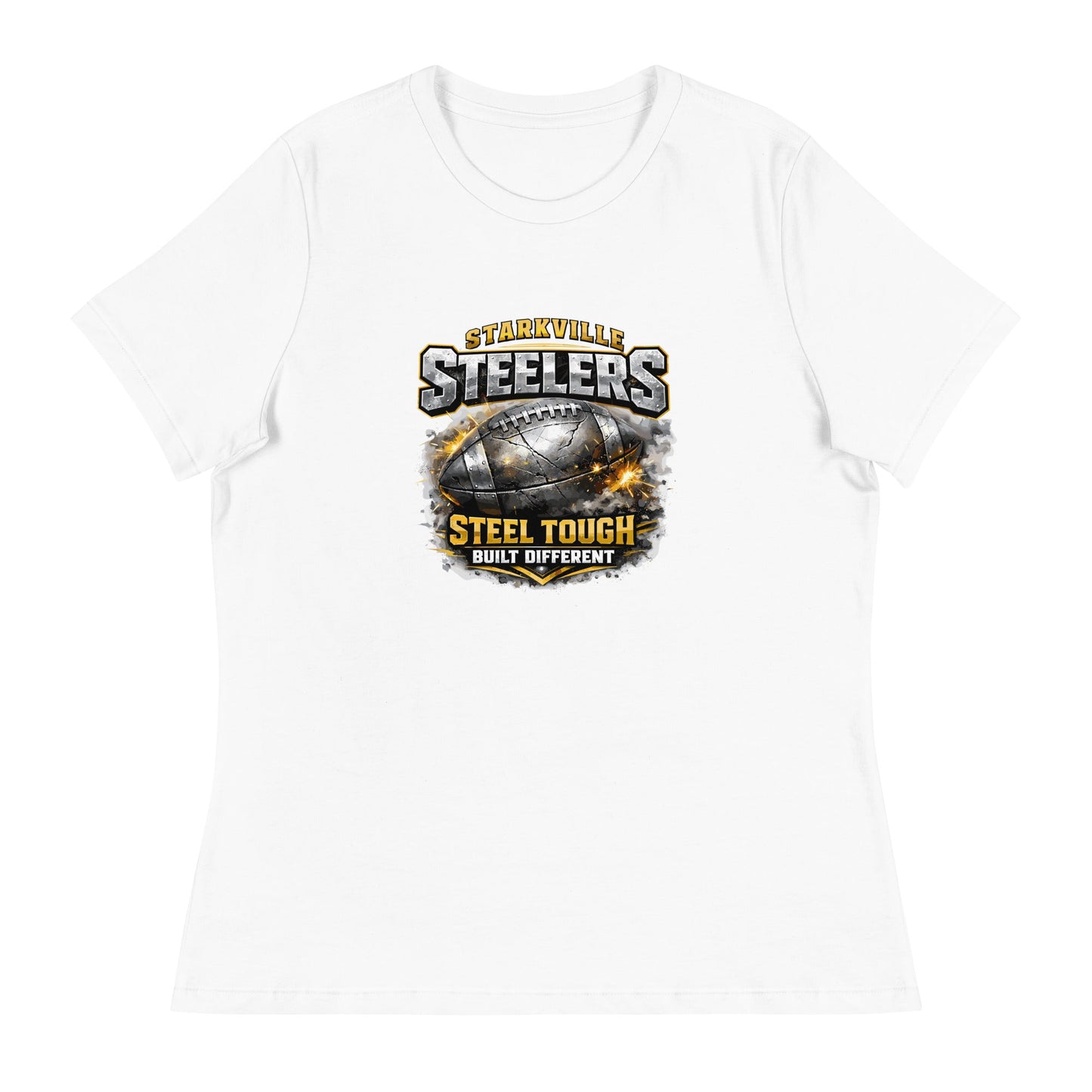 Performance | Women's Relaxed T Shirt | Starkville Steelers | Icon Logo