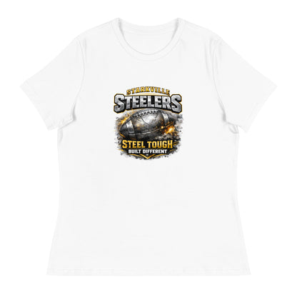 Performance | Women's Relaxed T Shirt | Starkville Steelers | Icon Logo
