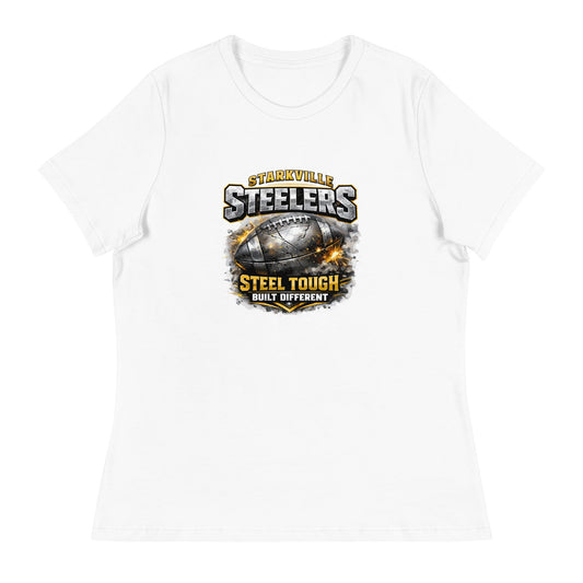 Performance | Women's Relaxed T Shirt | Starkville Steelers | Icon Logo