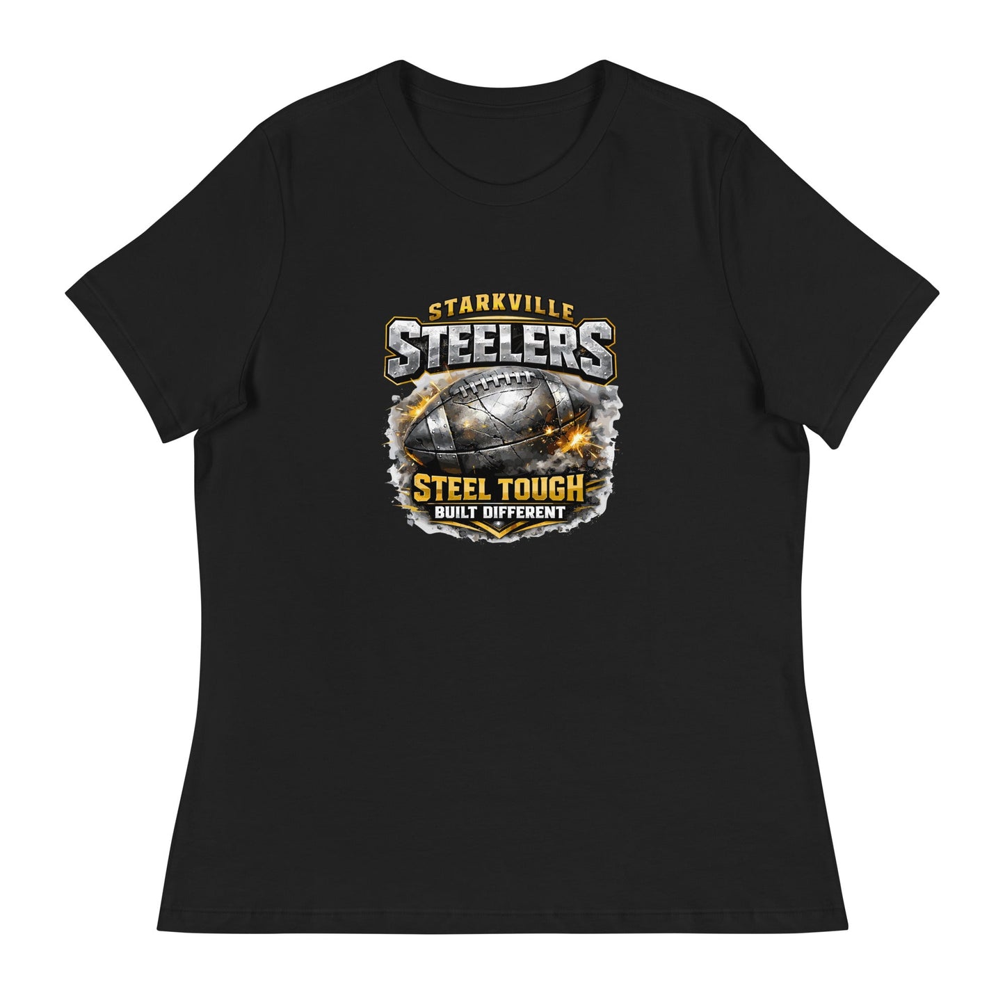 Performance | Women's Relaxed T Shirt | Starkville Steelers | Icon Logo