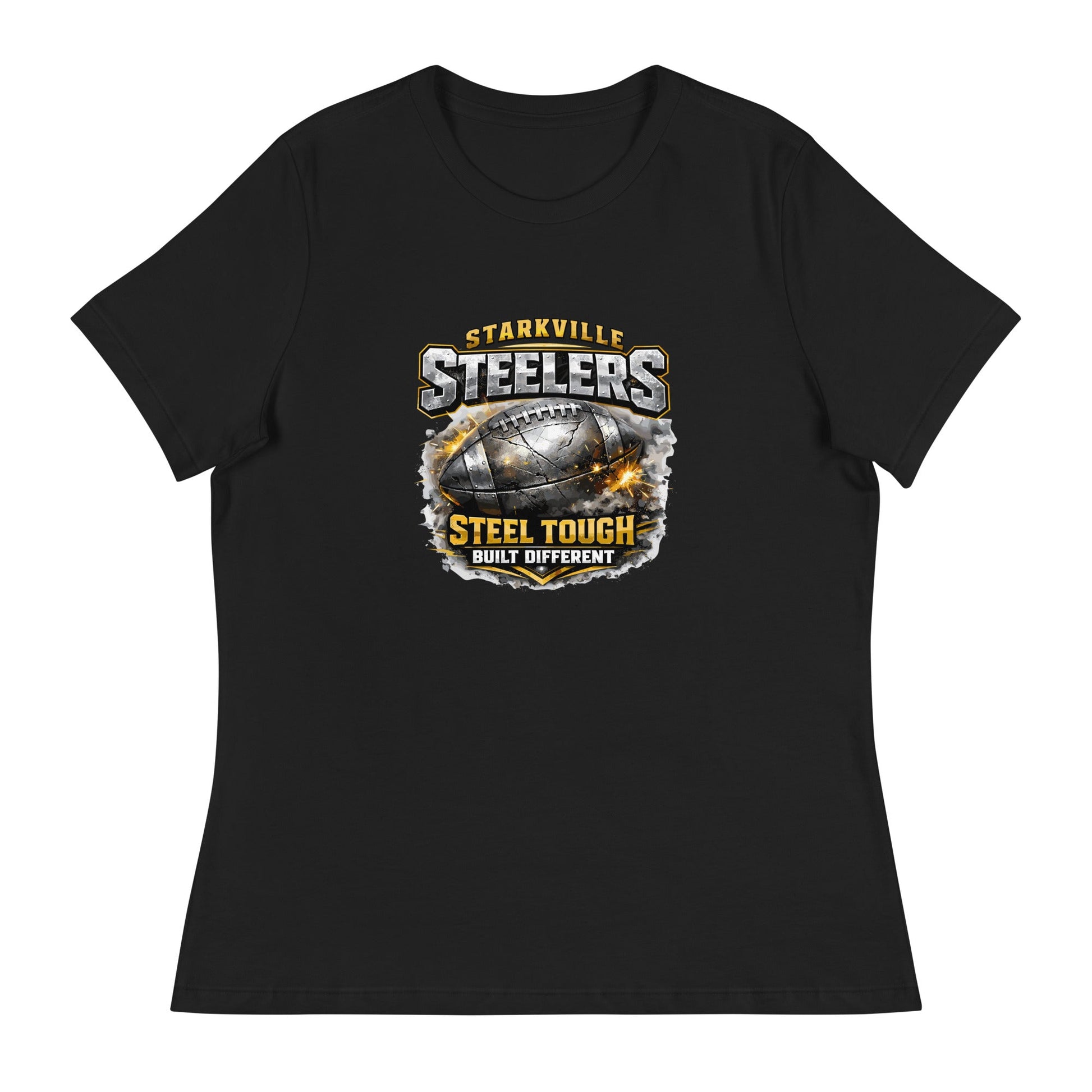 Performance | Women's Relaxed T Shirt | Starkville Steelers | Icon Logo