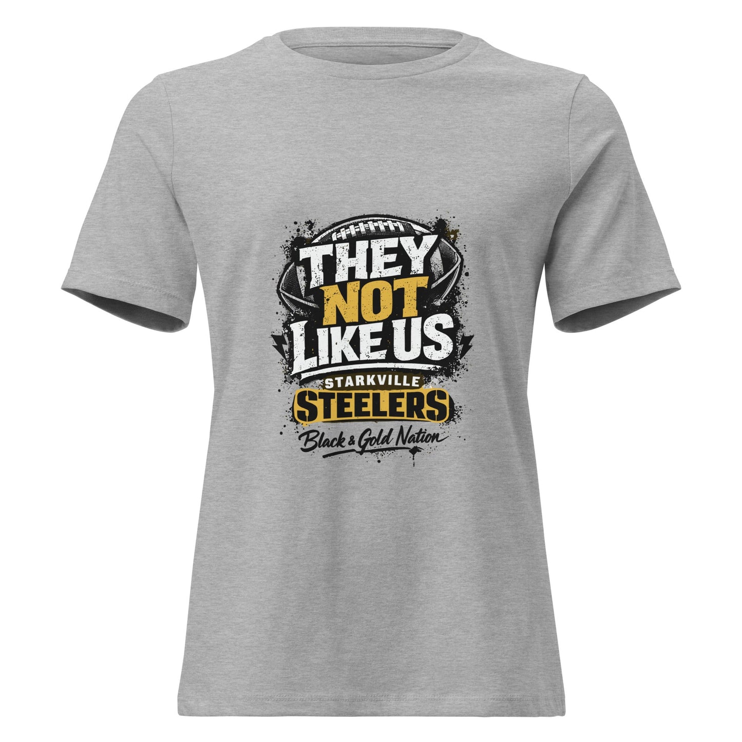 Performance | Women's Relaxed T Shirt | Starkville Steelers | They Not Like Us Logo