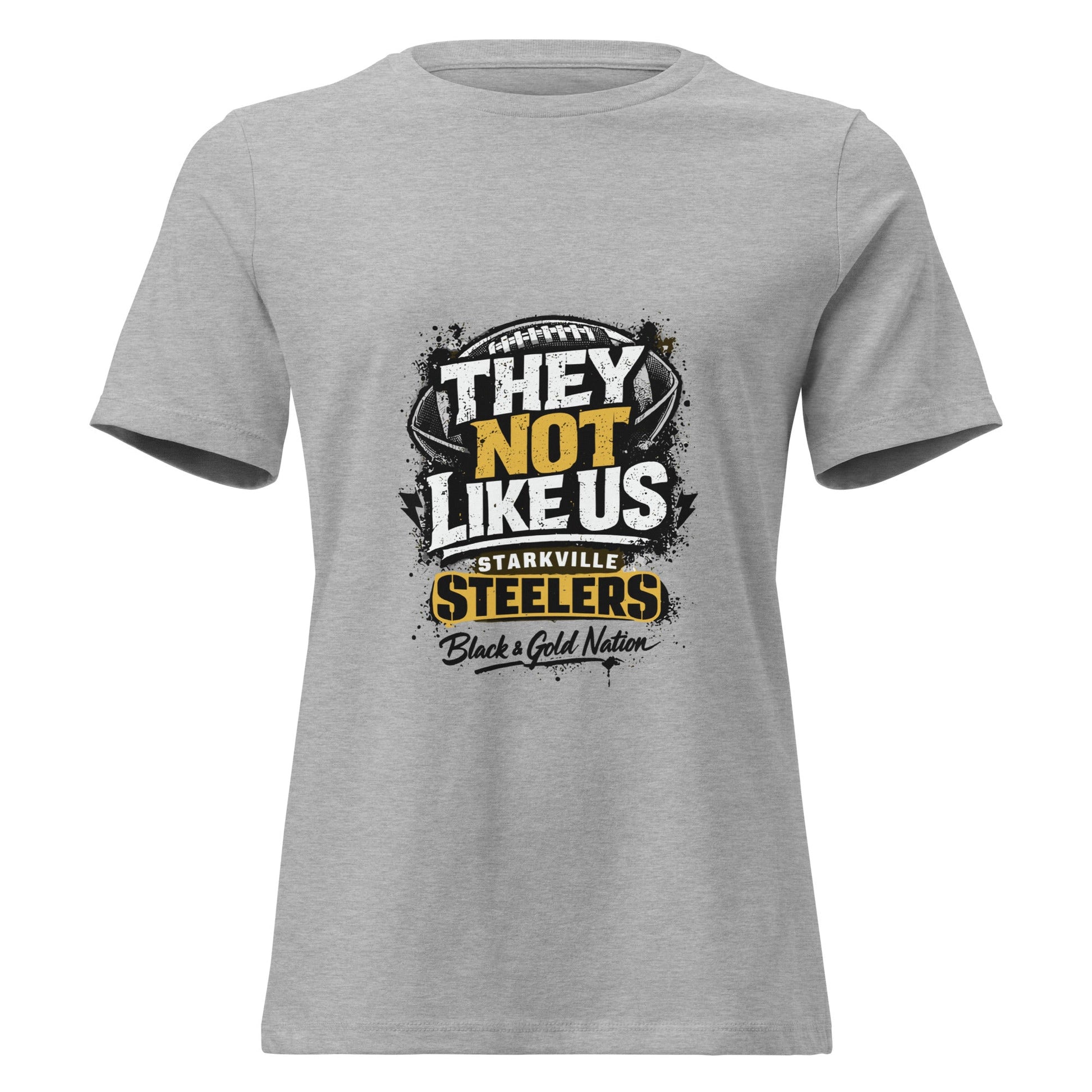 Performance | Women's Relaxed T Shirt | Starkville Steelers | They Not Like Us Logo