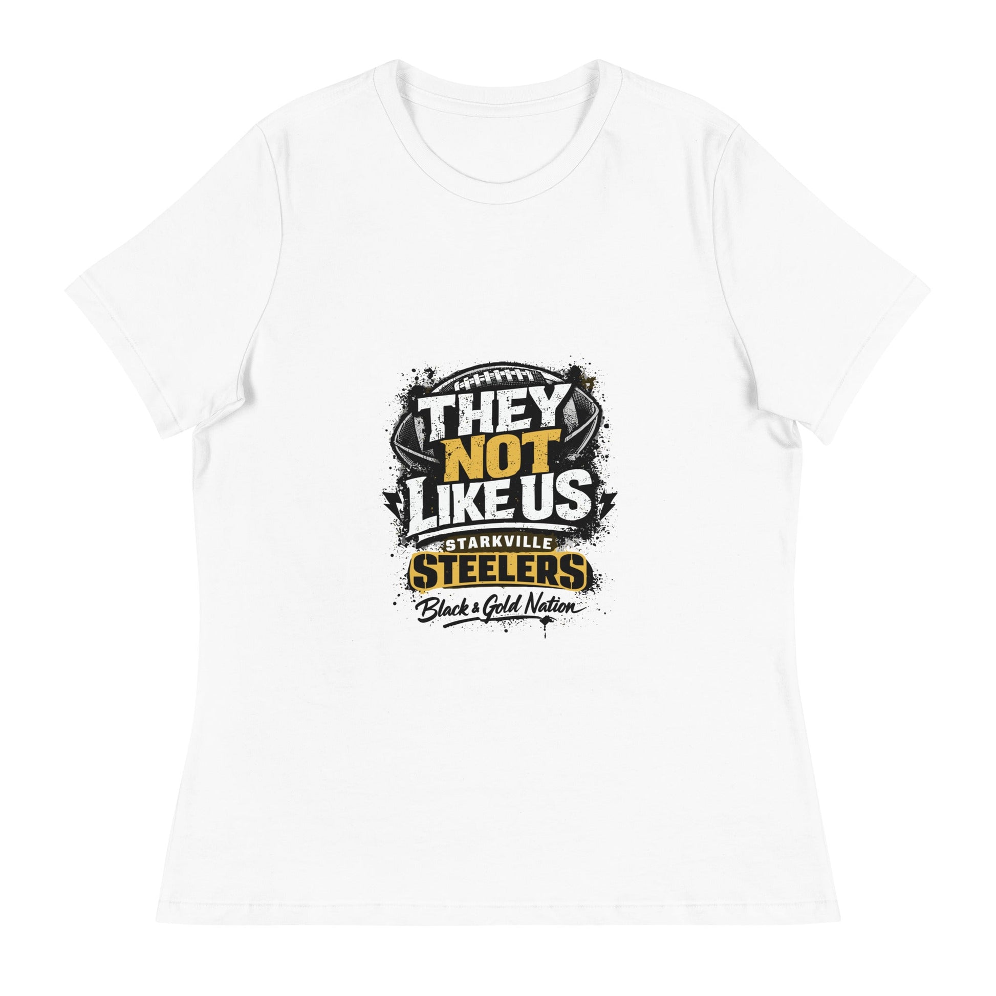 Performance | Women's Relaxed T Shirt | Starkville Steelers | They Not Like Us Logo