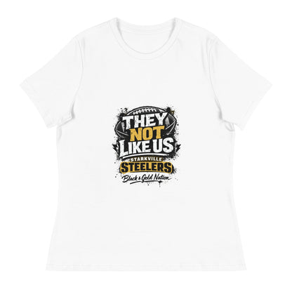 Performance | Women's Relaxed T Shirt | Starkville Steelers | They Not Like Us Logo