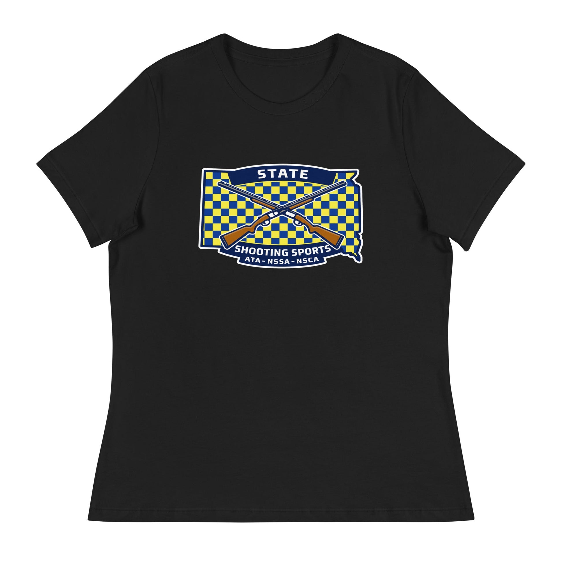Performance | Women's Relaxed T Shirt | State Shooting Sports | Flag Logo