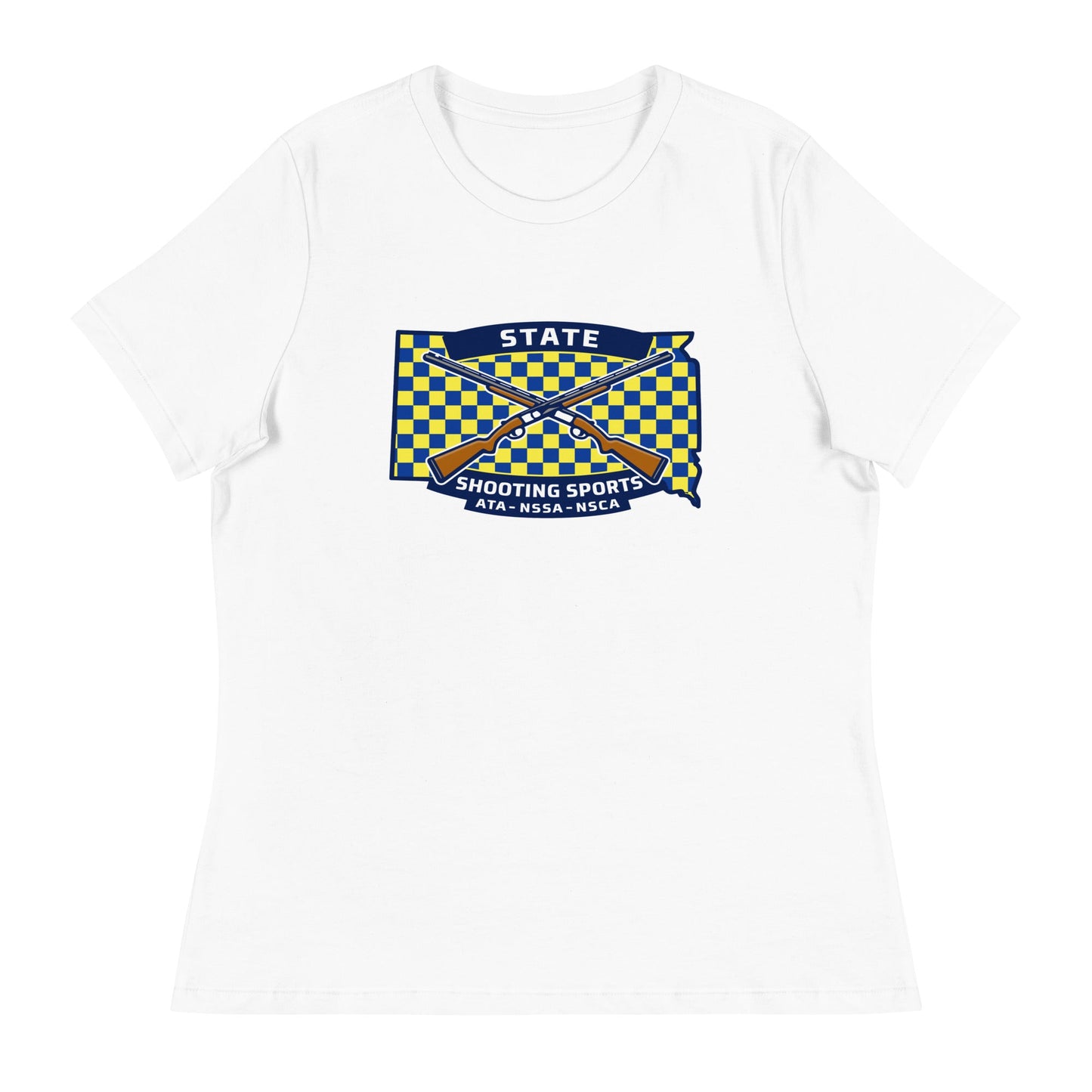 Performance | Women's Relaxed T Shirt | State Shooting Sports | Flag Logo