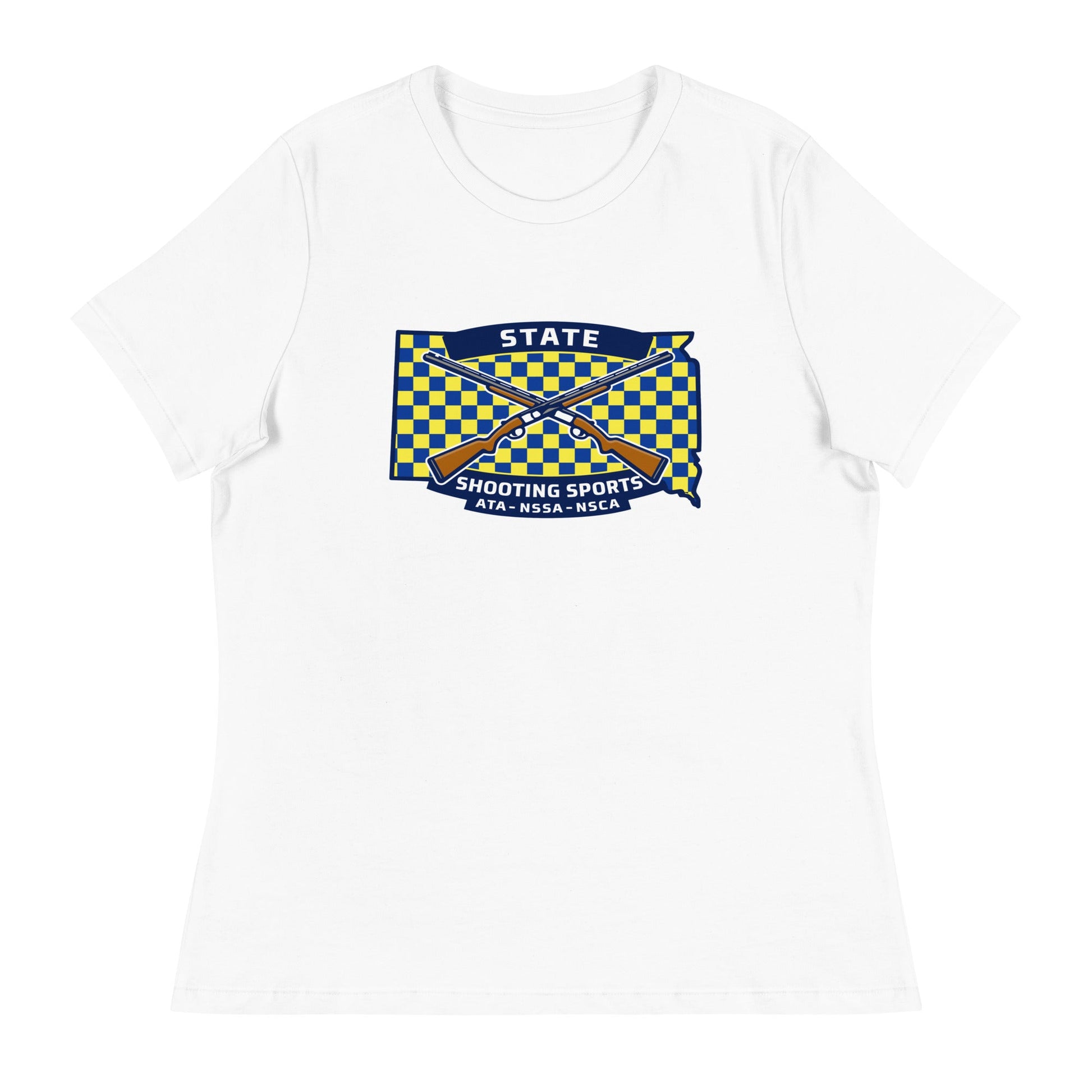 Performance | Women's Relaxed T Shirt | State Shooting Sports | Flag Logo