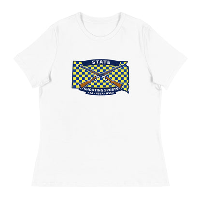 Performance | Women's Relaxed T Shirt | State Shooting Sports | Flag Logo