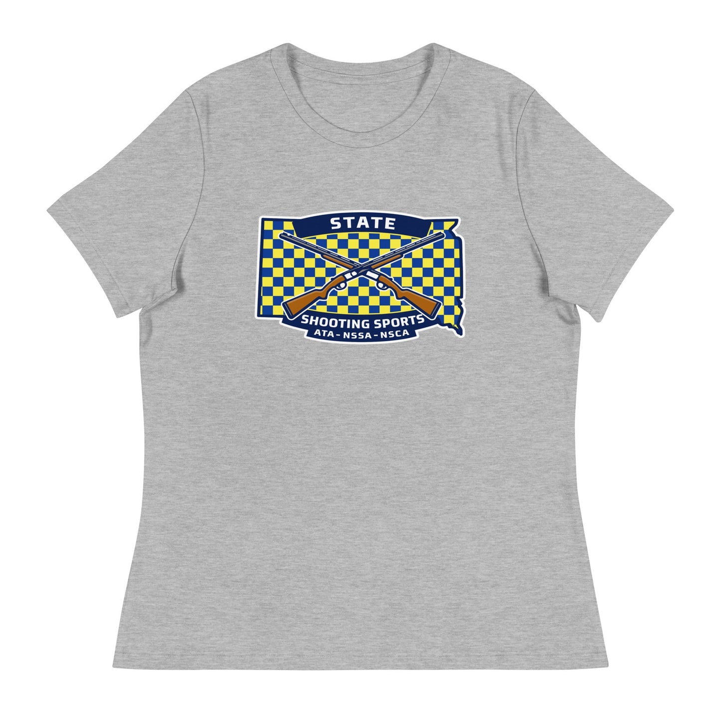 Performance | Women's Relaxed T Shirt | State Shooting Sports | Flag Logo
