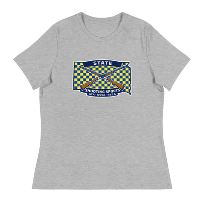 Performance | Women's Relaxed T Shirt | State Shooting Sports | Flag Logo