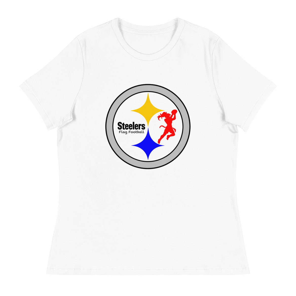 Performance | Women's Relaxed T Shirt | Staten Island Steelers | Badge Logo