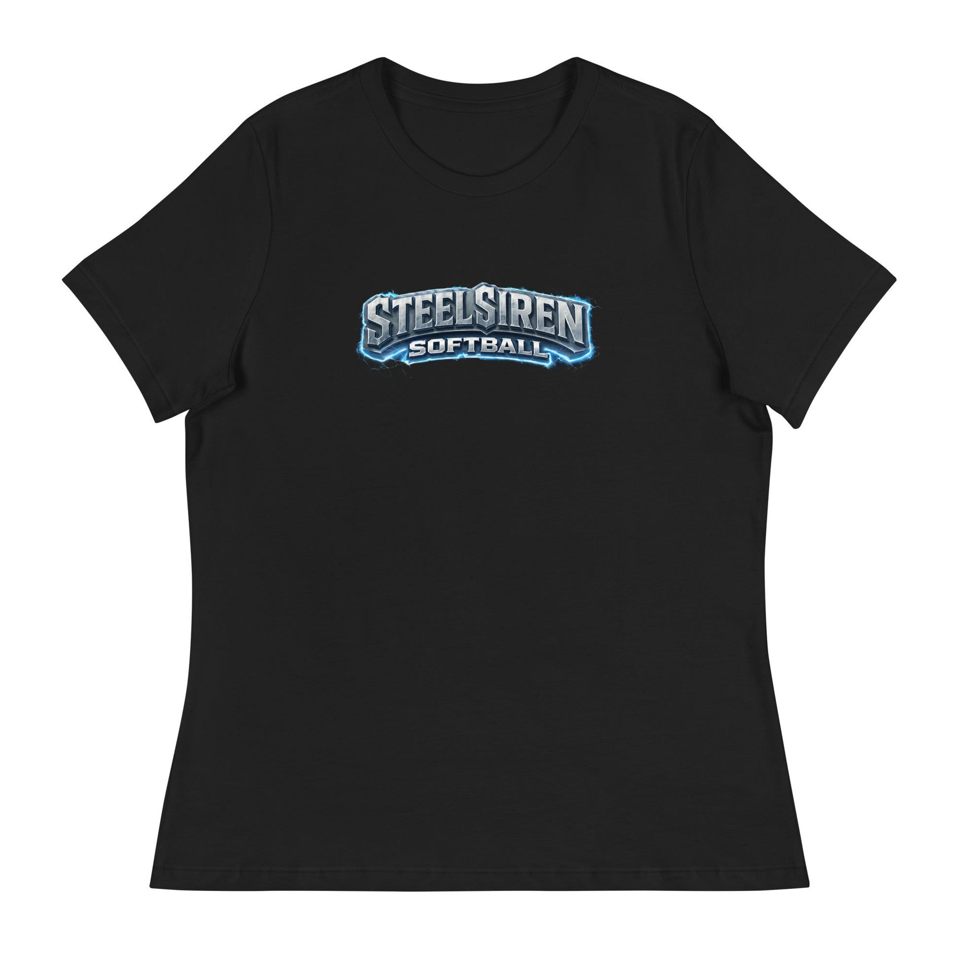 Performance | Women's Relaxed T Shirt | STEEL SIREN | Lightning Logo