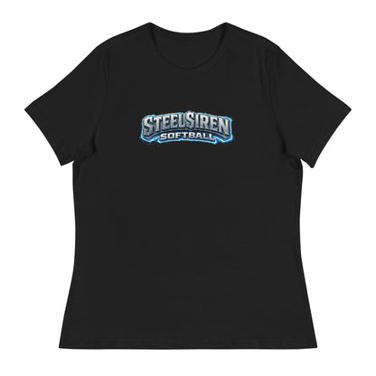 Performance | Women's Relaxed T Shirt | STEEL SIREN | Lightning Logo