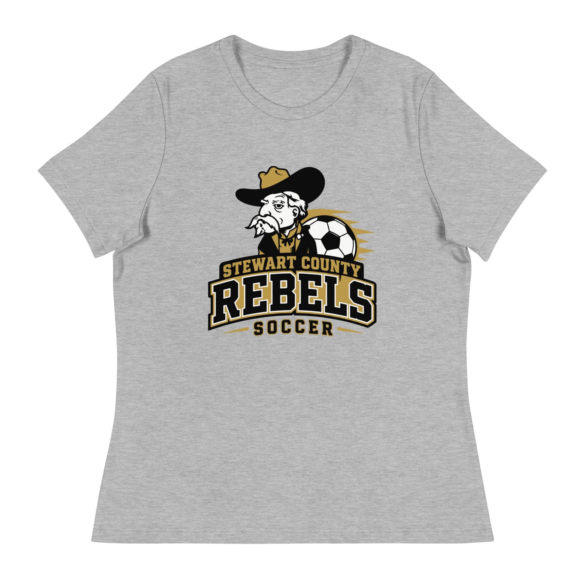 Performance | Women's Relaxed T Shirt | Stewart County Soccer | Crest Logo
