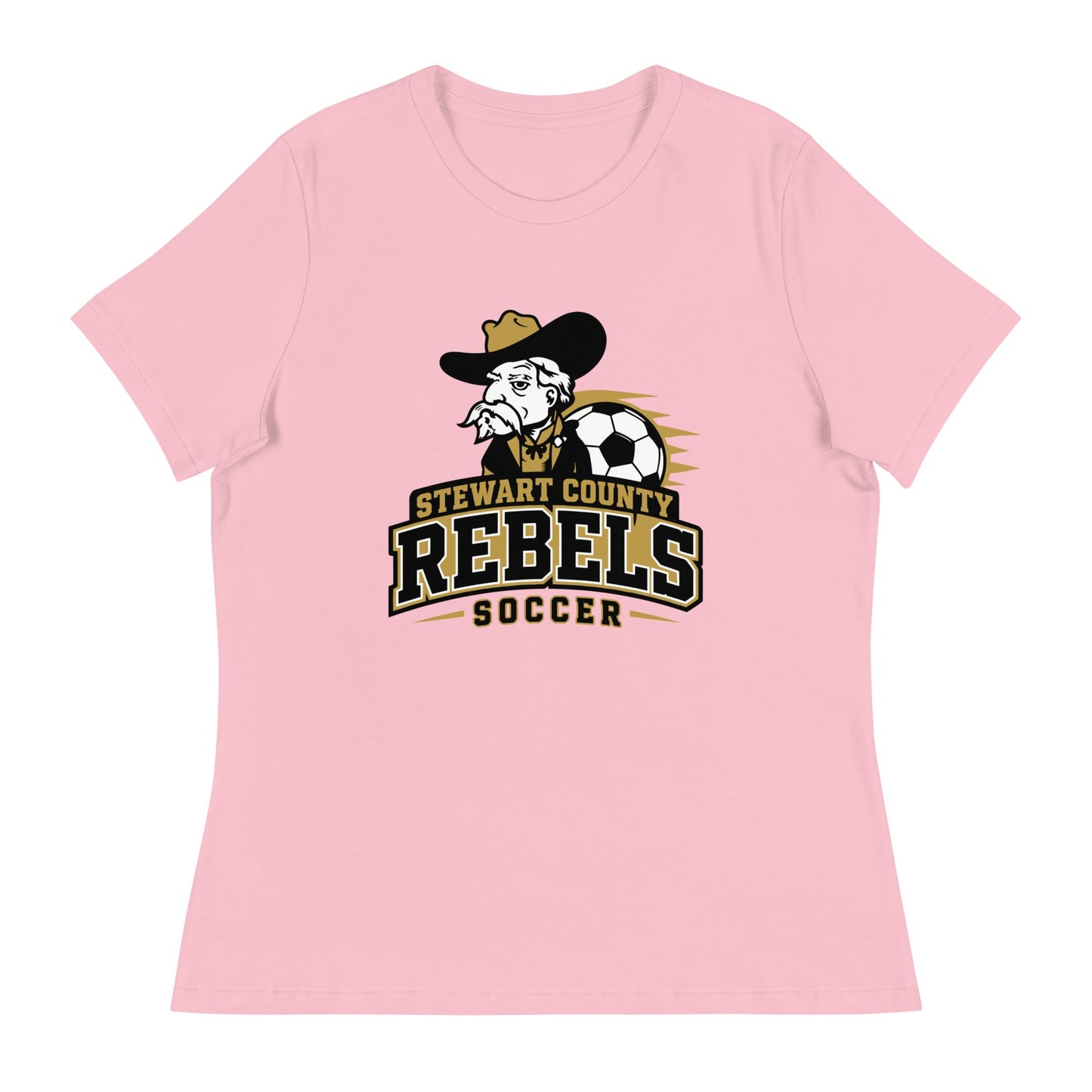 Performance | Women's Relaxed T Shirt | Stewart County Soccer | Crest Logo