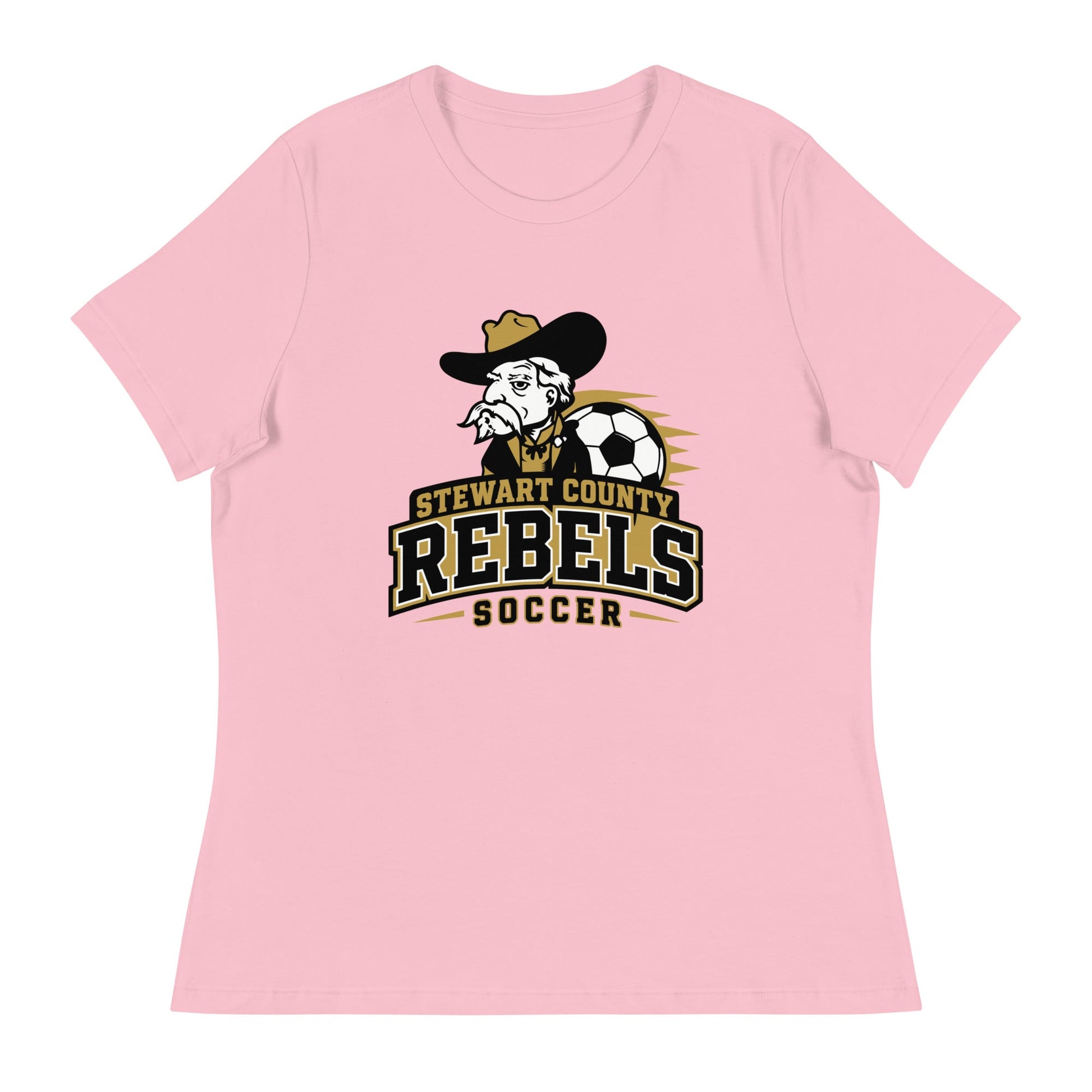 Performance | Women's Relaxed T Shirt | Stewart County Soccer | Crest Logo