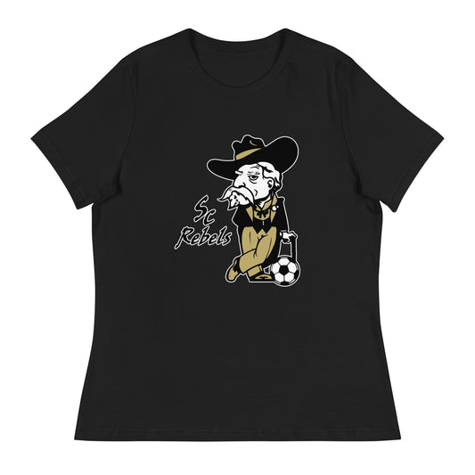 Performance | Women's Relaxed T Shirt | Stewart County Soccer | Mascot Logo