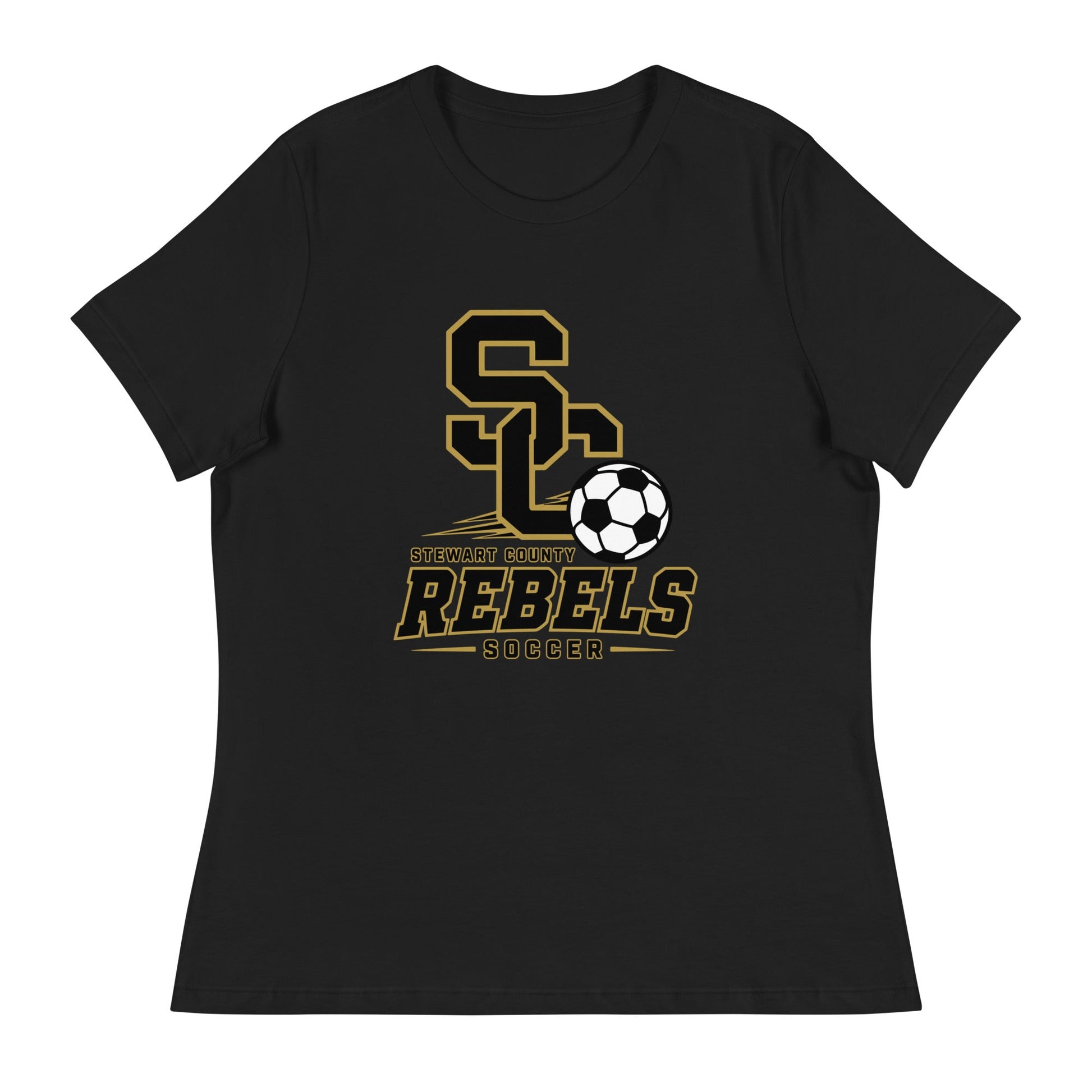 Performance | Women's Relaxed T Shirt | Stewart County Soccer | Vanguard Logo