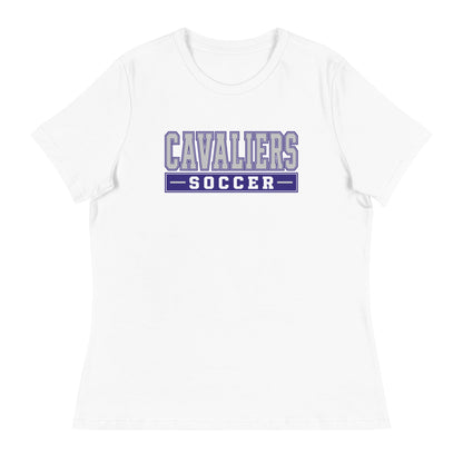 Performance | Women's Relaxed T Shirt | STM Soccer | Modern Script Logo