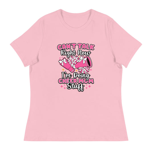 Performance | Women's Relaxed T Shirt | Sunset Surge All-Star Cheerleading | Modern Script Logo