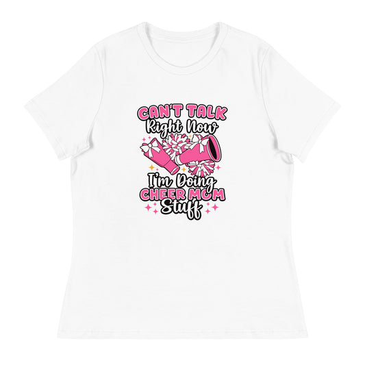 Performance | Women's Relaxed T Shirt | Sunset Surge All-Star Cheerleading | Modern Script Logo