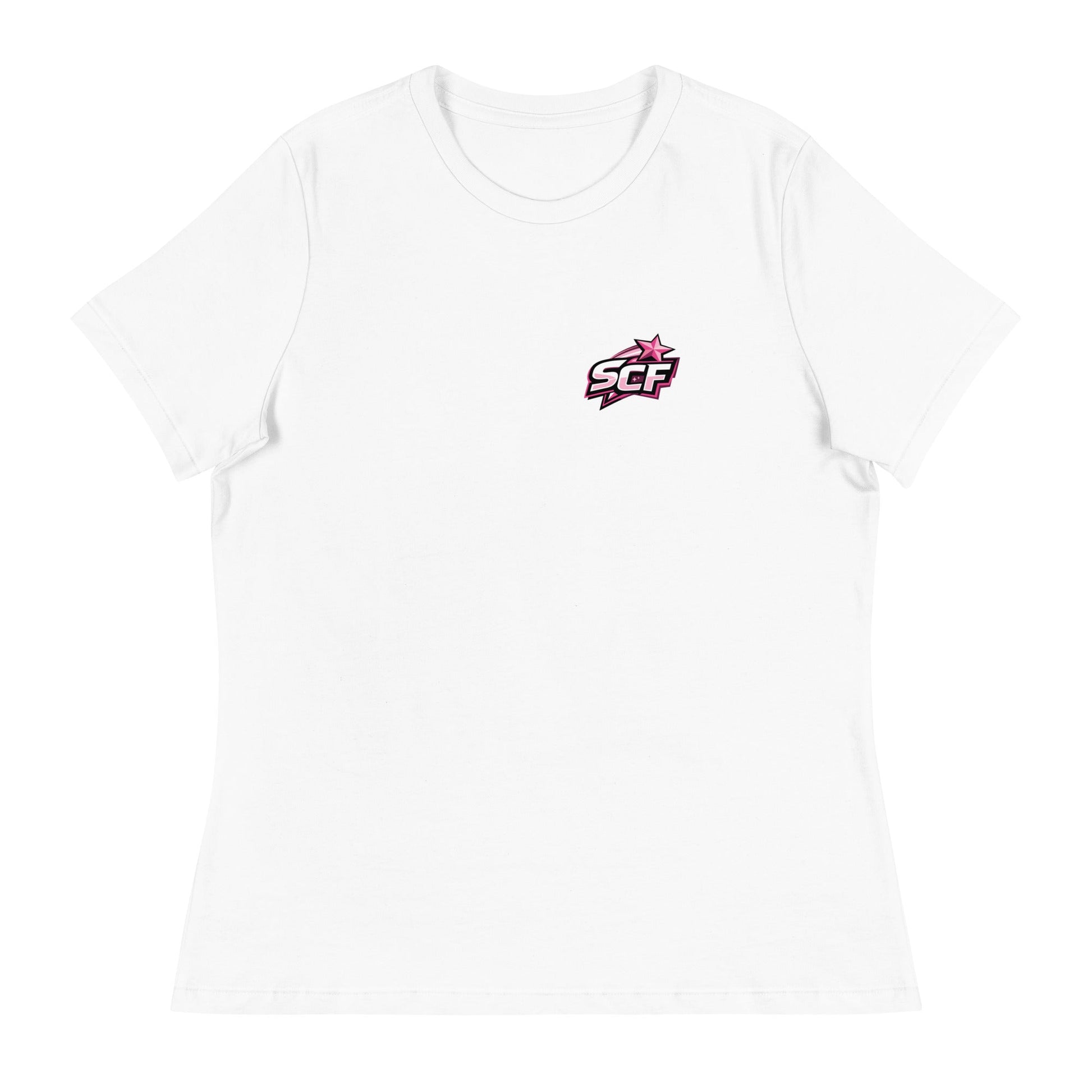 Performance | Women's Relaxed T Shirt | Sutton Cheer Force | SCF Logo
