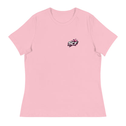 Performance | Women's Relaxed T Shirt | Sutton Cheer Force | SCF Logo