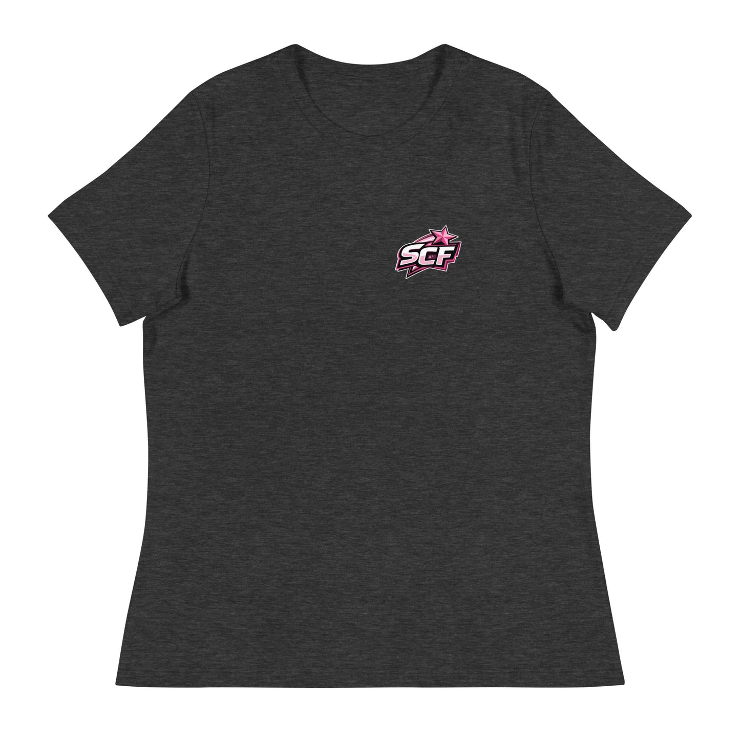 Performance | Women's Relaxed T Shirt | Sutton Cheer Force | SCF Logo