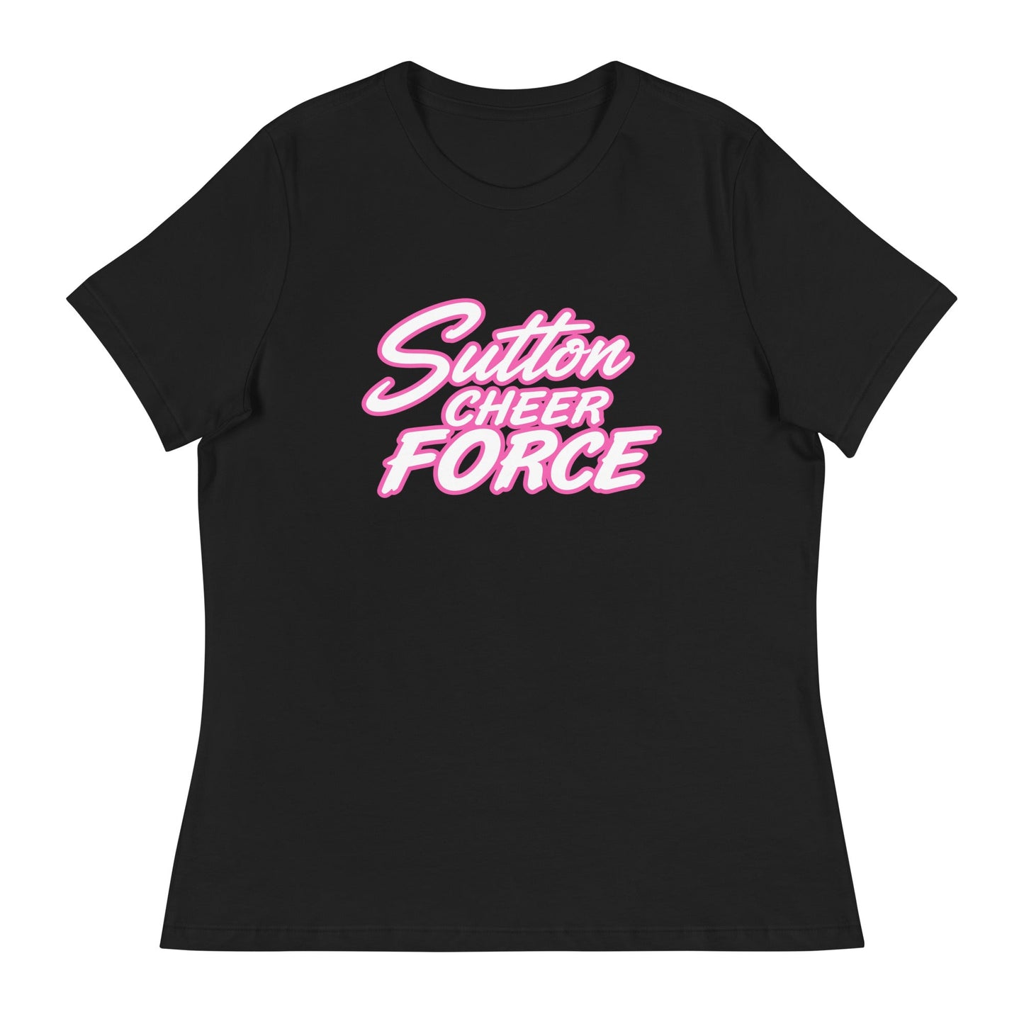 Performance | Women's Relaxed T Shirt | Sutton Cheer Force | Script Logo