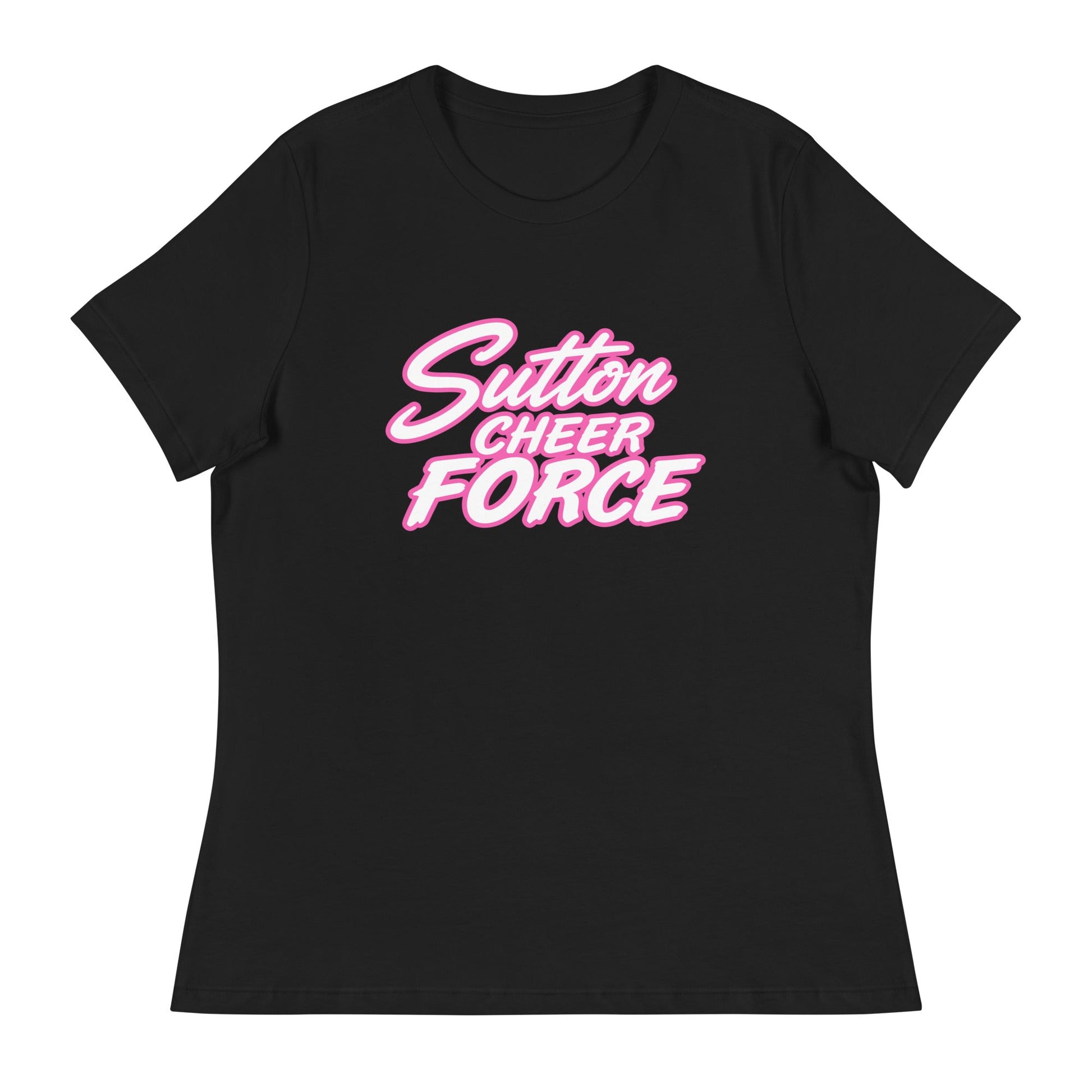 Performance | Women's Relaxed T Shirt | Sutton Cheer Force | Script Logo