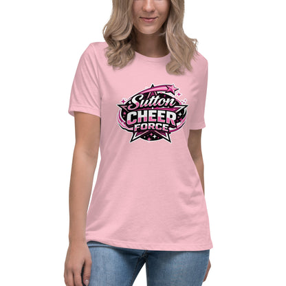 Performance | Women's Relaxed T Shirt | Sutton Cheer Force | Shooting Star Logo