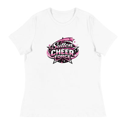 Performance | Women's Relaxed T Shirt | Sutton Cheer Force | Shooting Star Logo